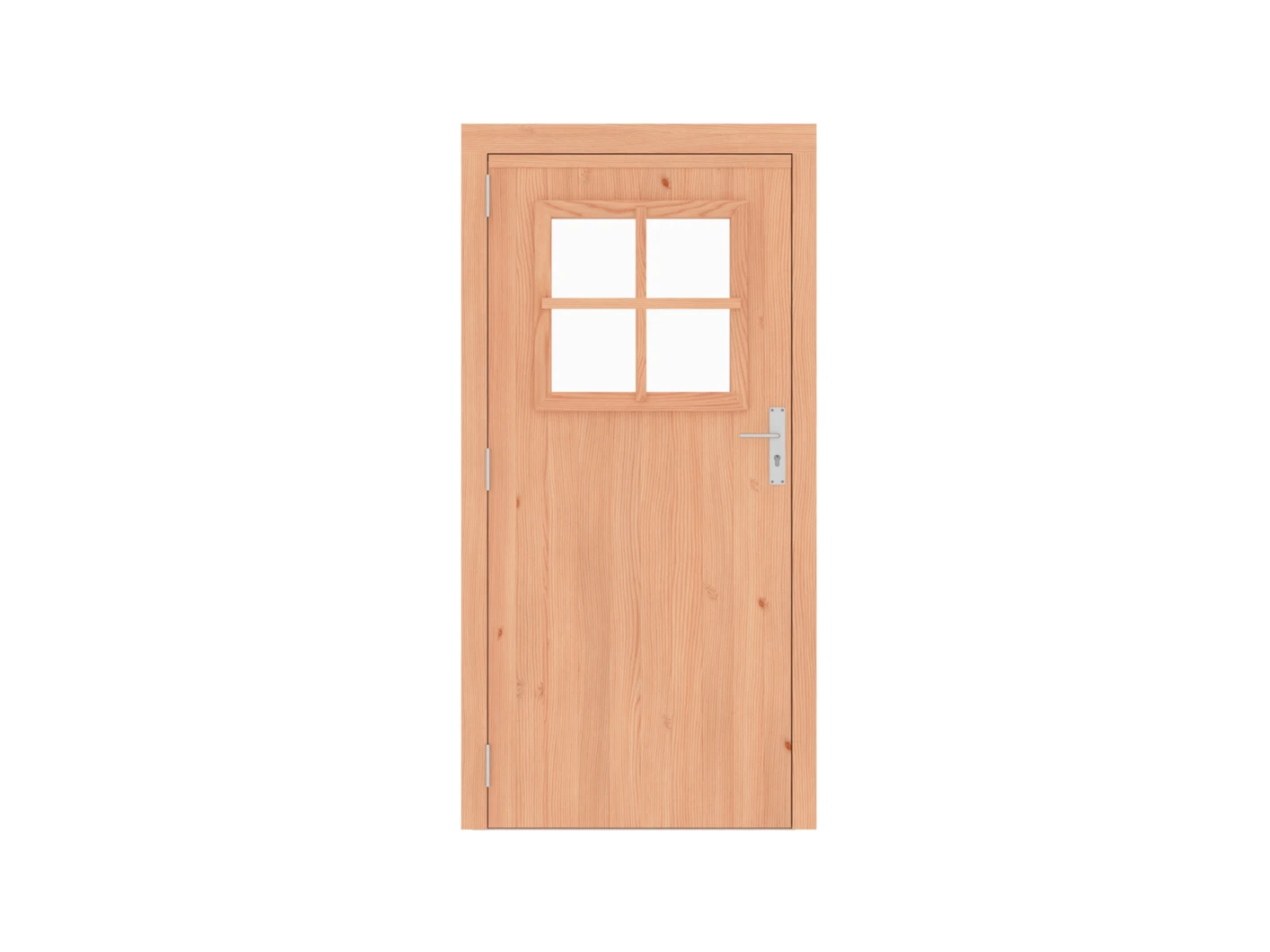 Douglas Enkele Deur 4-Ruits 102 x 202 cm - Linksdraaiend - Afbeelding 1